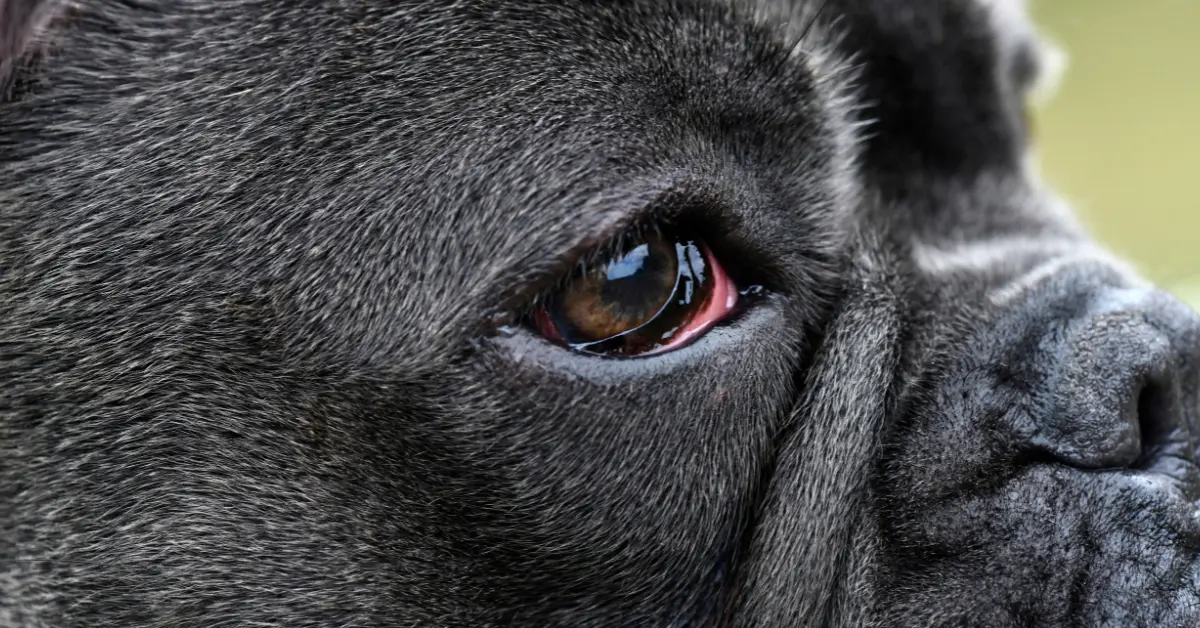 Œil rouge chez le chien