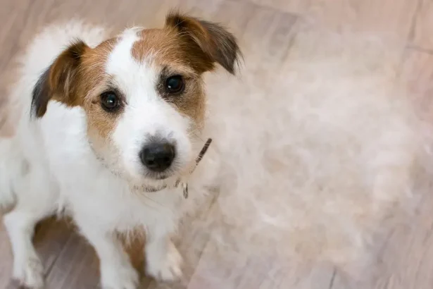 Perte de poils chez le chien