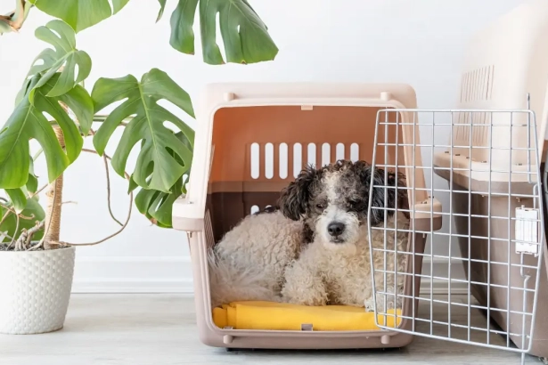 Peut-on vraiment enfermer son chien dans une cage pendant son absence ?