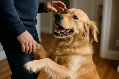 Pourquoi votre chien vous saute dessus en rentrant et comment l’en empêcher efficacement ?