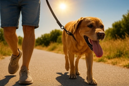 Doit-on vraiment annuler toutes les balades avec son chien quand il fait trop chaud ? La bonne heure et les bons itinéraires selon les vétérinaires !