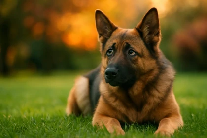 Le Berger Allemand est le chien de travail par excellence … alors pourquoi certains deviennent anxieux en famille ?