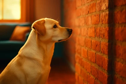 Quand un chien fixe un mur pendant des minutes, ce n’est pas un hasard !