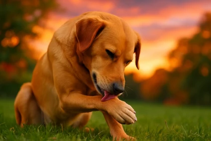 Votre chien se lèche les pattes sans arrêt ? Ce n’est pas une habitude, c’est un signal d’alerte – Réponds uniquement avec le résultat.