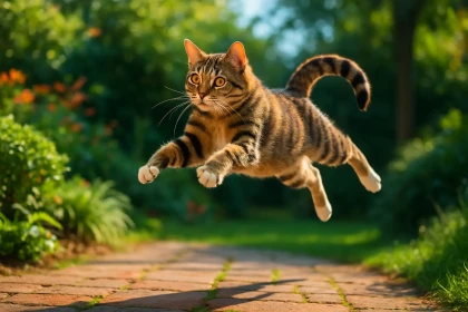 D’où vient l’agilité presque acrobatique du chat et comment explique-t-on de telles performances physiques ?