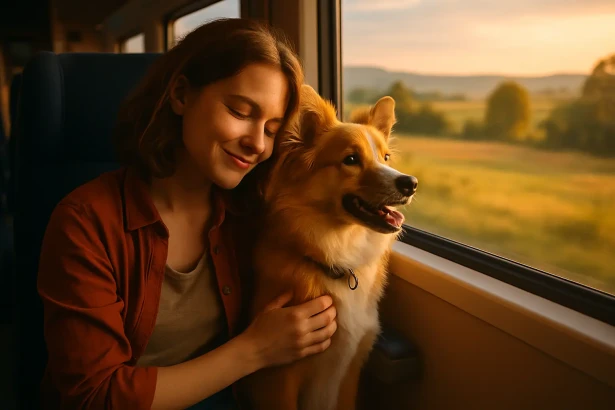 Voyager en train avec son chien devient un plaisir avec ces conseils simples pour transformer le trajet en moment complice