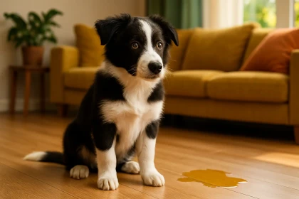 À quel âge un Border Collie devient-il propre sans accidents dans la maison ?