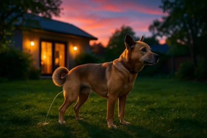 À quelle heure un chien doit-il faire son dernier pipi avant la nuit ?