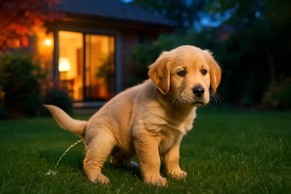 À quelle heure un chiot doit-il faire son dernier pipi le soir ?