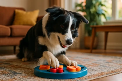Comment occuper un Border Collie à la maison quand on manque de temps ?