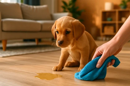 Comment punir un chiot qui fait pipi à l’intérieur sans créer de peur ?