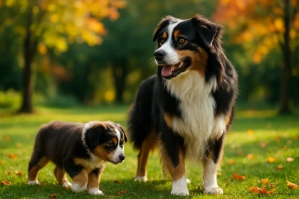 Comment un Berger Australien évolue-t-il en vieillissant ?