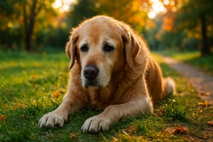 Comment un chien réagit-il généralement dans les heures qui précèdent sa mort ?