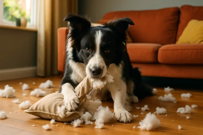 Est-ce que le Border Collie peut devenir destructeur s’il s’ennuie ?