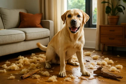 Est-ce que le Labrador devient destructeur quand il s’ennuie ou qu’il manque d’exercice ?