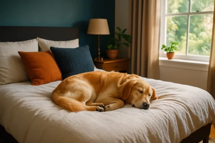 Est-il bon de laisser son chien dormir dans la chambre à coucher ?