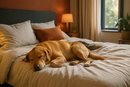 Est-il vraiment bon de faire dormir son chien dans la chambre à coucher avec ses humains ?