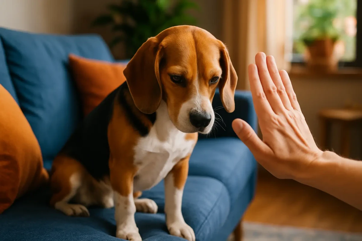 La méthode la plus claire pour faire comprendre “non” à un chien, sans le braquer !