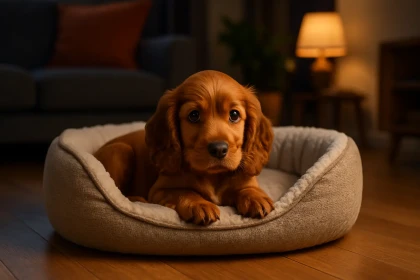 Où faire dormir un chiot Cocker la première nuit pour qu’il se sente en sécurité ?