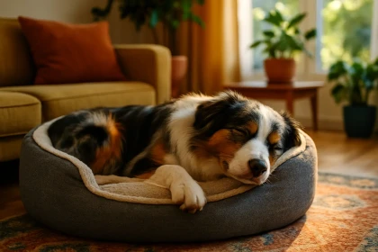 Où un Berger Australien doit-il dormir pour être calme et bien équilibré ?