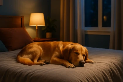 Pourquoi certains vétérinaires déconseillent de laisser un chien dormir dans la chambre ?