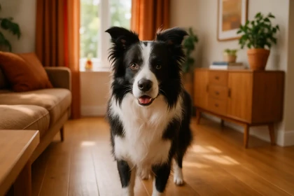 Pourquoi mon Border Collie me suit-il partout dans la maison ?
