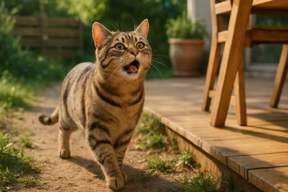 Pourquoi mon chat ne miaule-t-il pas mais émet plutôt de petits couinements inhabituels ?