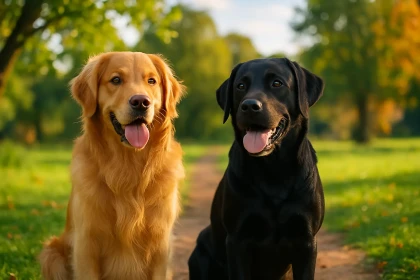 Quel est le meilleur chien de famille entre le Golden Retriever et le Labrador ?