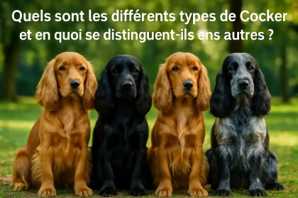 Quels sont les différents types de Cockers et en quoi se distinguent-ils les uns des autres ?