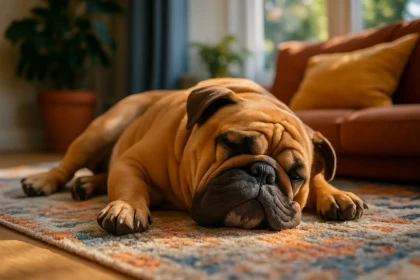 Top 9 des races de chien réputées dormir beaucoup !