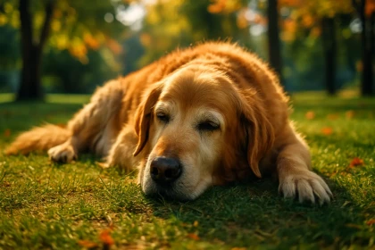 Comment un chien réagit-il généralement dans les heures qui précèdent sa mort ?
