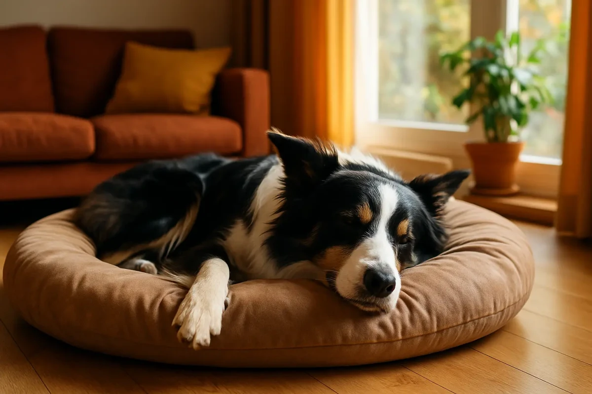 Où faire dormir un Border Collie pour qu’il soit plus calme et mieux reposé