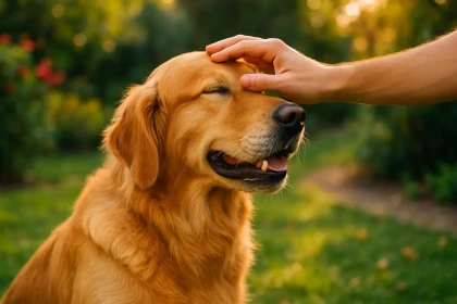 Où faut-il toucher un chien pour l’aider à se calmer rapidement ?