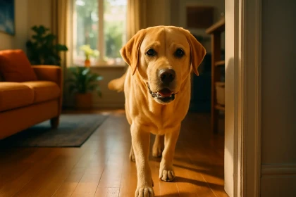 Pourquoi certains Labradors suivent-ils leur humain partout et refusent de rester dans une autre pièce ?
