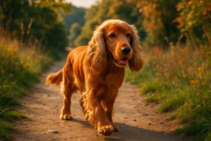 Quand puis-je commencer à emmener mon Cocker Spaniel faire de vraies longues promenades ?
