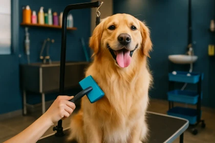 Quel est le prix moyen du toilettage d’un Golden Retriever en salon spécialisé ?
