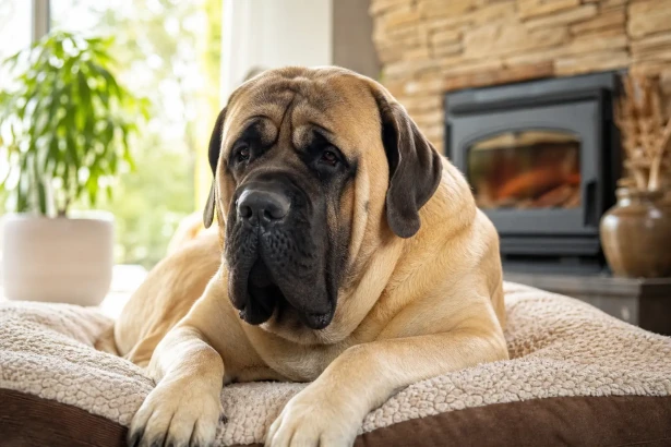 Quelle race de grand chien est calme et pantouflard ?